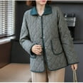 thumbnail image 3 of ZACPNCV Women's Moorlands Classic Quilt Jacket Petrol Sand, 3 of 6