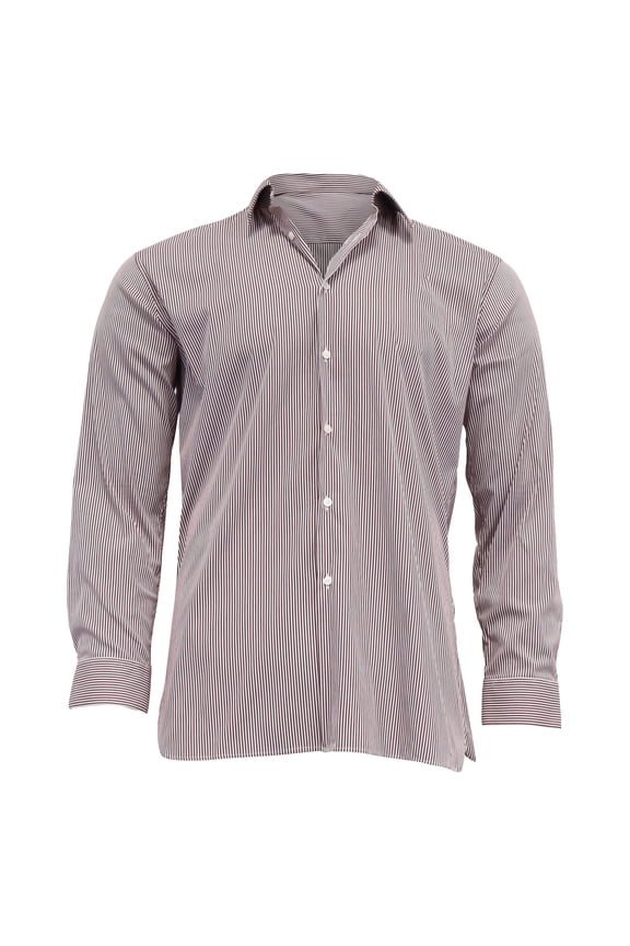 Pre-Owned Burberry London Stripe Shirt in Red Cotton