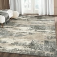 Abstract Rug,LowPile Soft Living Room Area Rug NonSlip Office Rug