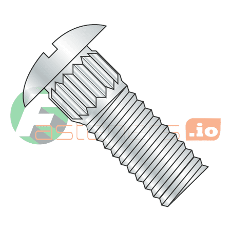 

1/4-20 X 9/16 Track Bolts / Ribbed Neck / Steel / Zinc (Quantity: 5 000 pcs)