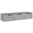 thumbnail image 2 of vidaXL Wall Cabinet Storage Cabinet Wall Unit with 3 Drawers Engineered Wood, 2 of 60