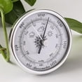 thumbnail image 6 of 72mm Metal Alloy Wall Mounted Barometer Hygrometer Thermometer for Indoor Garden Climate Monitoring, 6 of 8
