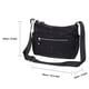 thumbnail image 2 of KAUKKO bolso cruzado para mujer, bolso de hombro ligero, bolso cruzado de nailon con múltiples bolsillos, bolso de viaje para mujer KAUKKO 1517-NEGRO, 2 of 5