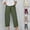 Yellow, variant on Jacenvly linen pants women Clearance Wide Leg Pants Long Elastic Waisted Pocket Plain Trousers for Women Solid Color Pants Cotton Linen Elastic Waist Pants Casual Trousers with Pocket