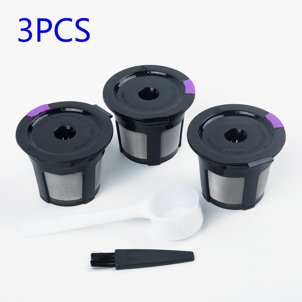 3Pcs Reusable KCups, Refillable K Cup Coffee Filters For Keurig 2.0
