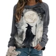 thumbnail image 5 of Xdegoge Halloween Shirt Plus Size Women Sanderson Sisters Printed Sweatshirt Witch Graphic Raglan Long Sleeve Oversized Crewneck Tops Season Festival T-Shirt 2025 Fall Funny Gifts Xl-5Xl, 5 of 5