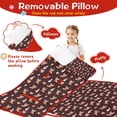 thumbnail image 3 of Dark Christmas Animal Pattern Toddler Nap Mats for Kids Preschool,50"x20" Sleeping Mat Bag or Kids,Toddler Sleeping Bag,Toddler Nap Mat or Daycare, 3 of 6