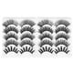 thumbnail image 2 of 10 Pairs False Eyelashes 6D Synthetic False Eyelashes Soft False Eyelashes Long Thick Makeup Eyelashes For Women ANGGREK Otros, 2 of 8