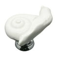 thumbnail image 2 of Novedad Caracol Perilla De pequeña sala De Cerámica Cajón De Cocina Muebles Tirador Blanco, 2 of 9