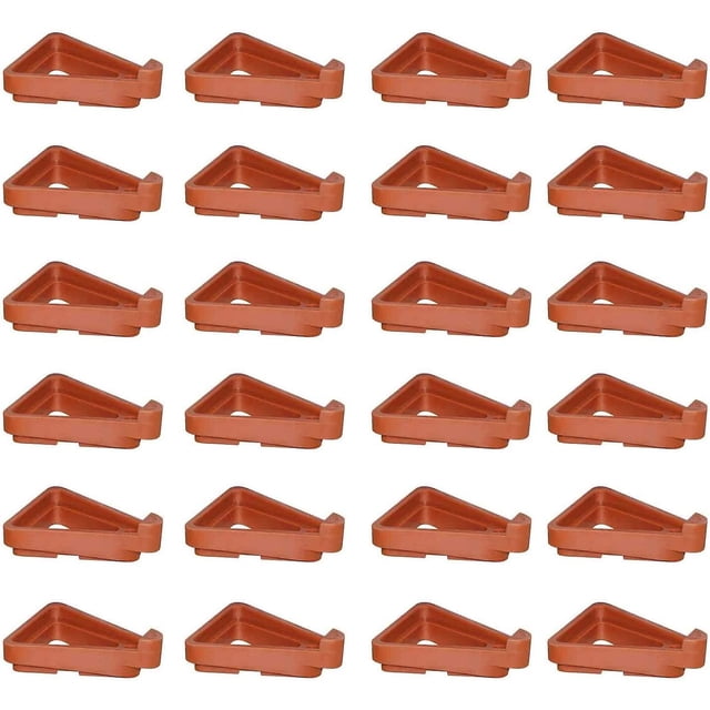 24 piezas de pies de maceta, estante de maceta triangular, soporte para maceta Afortunado Sencillez