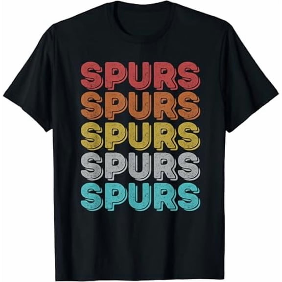 Vintage Retro Spurs T-Shirt