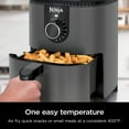 thumbnail image 5 of Ninja Mini 2 Qt Air Fryer w/ Quick Set Timer, Compact and Nonstick, AF080 Grey, 5 of 9