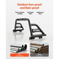 thumbnail image 2 of KFFKFF Universal Truck Bed Roll Bar, Adjustable Sport Bar Chase Rack for Full-Size Trucks, Made of Carbon Steel with Extension Light Bracket, Rack Not Included, 2 of 9