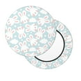 thumbnail image 2 of Daiia Rabbit And Star Stool Covers Round,Round Bar Stool Covers Waterproof Bar Chair Covers Washable Stool Cushion Slipcover for 12-14 Inch Chair-13 inch, 2 of 7