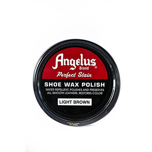Angelus Shoe Wax Polish 3fl Oz (Color Variety) (Light Brown) - Walmart.com - Walmart.com