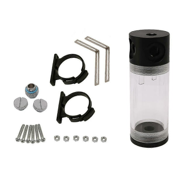 Acrylic Cylinder Reservoir Water Tank G1/4 50Mm X 140Mm For Pc Liquid Cooling Water Cooling Kit For