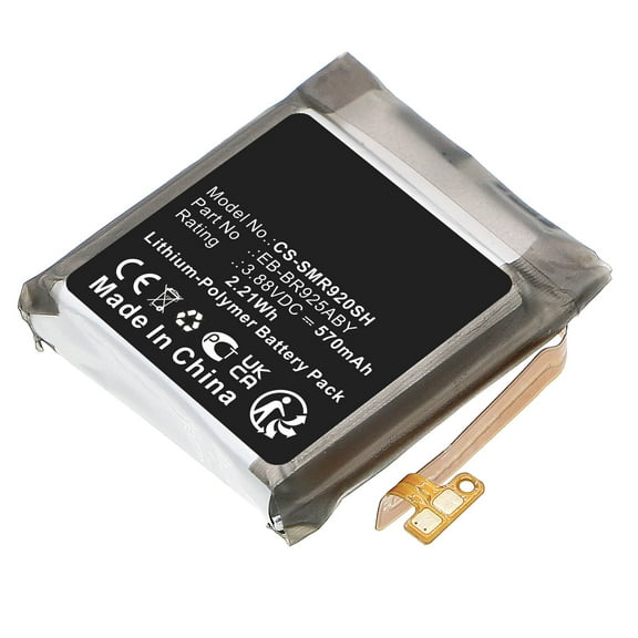 Replacement Battery for Samsung Galaxy Watch 5 Pro 45mm,SM-R920,SM-R925,Watch 5 Pro,EB-BR925ABY,GH43-05116A,3.88V/570mAh
