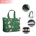 thumbnail image 2 of Green Christmas Pattern Travel Tote Bags for Women Carry On,Large Weekender Bags for Women Travel,Multi Functional Duffle Bag for Work,Shopping,Sports, 2 of 5