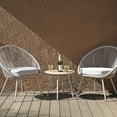 thumbnail image 6 of Home Aesthetics  3-Piece Patio Table Chairs Bistro Set, Grey, Outdoor All, 6 of 8