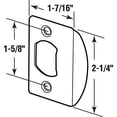 thumbnail image 2 of Prime Line Produits E2301 Jamb Strike avec Vis -, 2 of 2