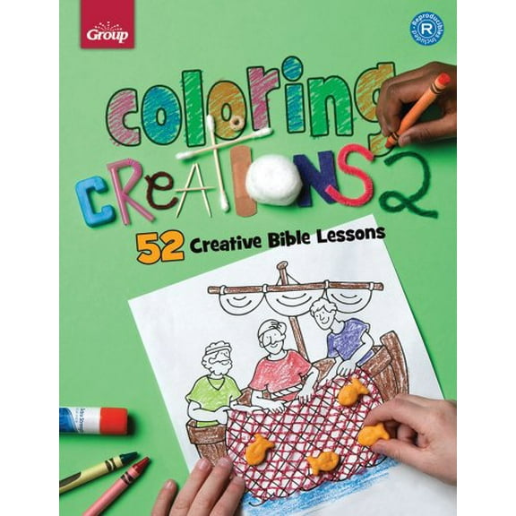 Pre-Owned Coloring Creations 2: 52 Bible Activity Pages (Paperback) 076443506X 9780764435065