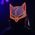 thumbnail image 3 of Accesorio Para Fiesta De Disfraces De Animales De Halloween. Cosplay Bonito. Máscara De Media Cara. Estilo Japonés., 3 of 3