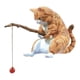 thumbnail image 2 of Sentado Pesca Pequeño Gato Ornamento Estatuilla Rium Aqua, 2 of 9