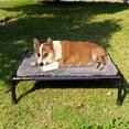 thumbnail image 3 of Outdoor Elevated Dog Bed Foldable Raised Pet Cot With Removable Canopy Shade Tent Breathable Dog Bed Carrying Bag For Camping ShopWise Round, 3 of 8