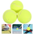 thumbnail image 1 of UPGRATOR 3Pcs Rubber Practice Ball for Tennis Skill Improvement and Eye Hand Coordination, 1 of 5