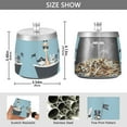 thumbnail image 2 of Yayeee Ashtray with Lid for Cigarette Smokeless Stainless Steel Home Ash Holder, Pirate Animals, 2 of 7
