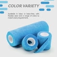 thumbnail image 6 of Dynarex Sensi-Wrap Self-Adhesive Bandages, 18-Pack, 4" x 5 yards, Light Blue, Latex, Colored Elastic Cohesive Athletic Tape, Tattoo Grip & Vet Wrap, 6 of 7