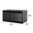 thumbnail image 4 of GUZZLO 40 Gallon PVC Reptile Enclosure, 36x18x18 , Black, 4 of 5