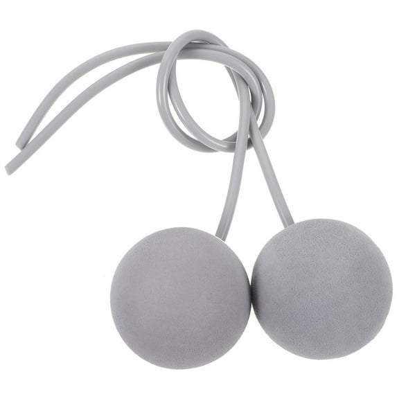 Luxshiny 1 Pair Grey Indoor Jump Rope with EVA Cordless Design, Fitness Replacement Parts for Exercise