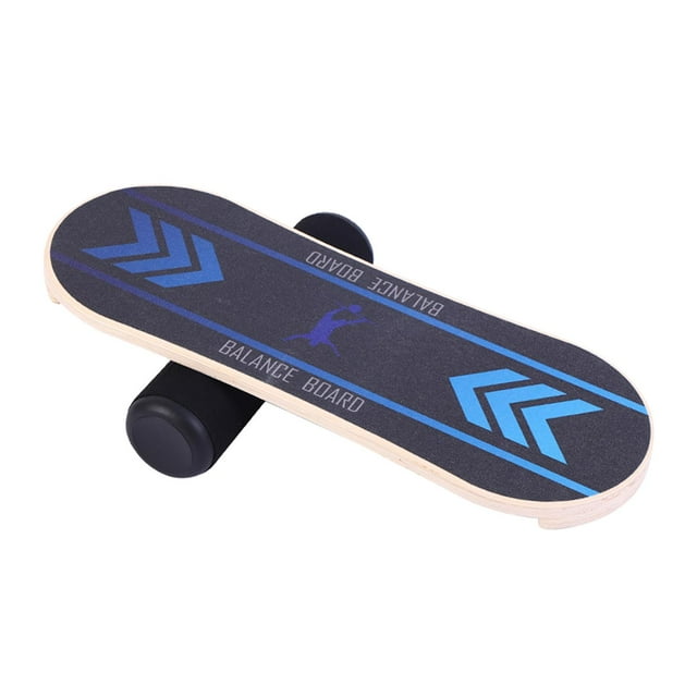 S SERENABLE Balance Board Coordination Rocker Board for Skateboarding Yoga Snowboarding Blue B