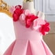 thumbnail image 3 of Vestido de Cumpleaños para Niñas Color Sólido sin Mangas Correa de Hombro Vestido de Princesa Falda Plisada de Moda, 3 of 5
