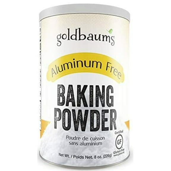 Goldbaums Aluminum-Free Baking Powder, Gluten Free, Zero Cholesterol, 8 oz