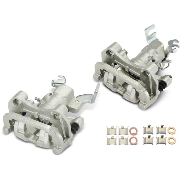 Rear Brake Caliper Set 2 - Compatible with 2003 - 2005 Mazda 6 2004