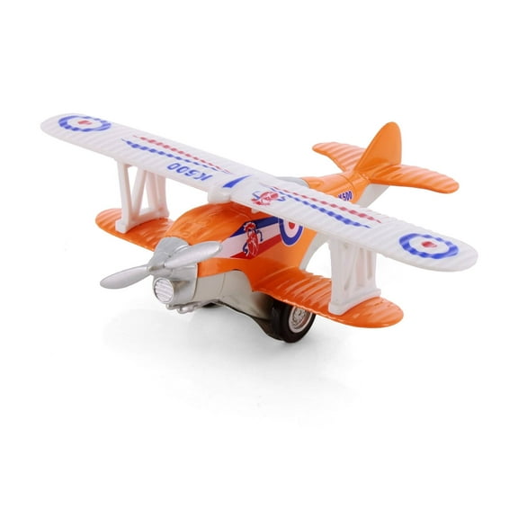 Show Flight Biplanes, Orange - Showcasts 500D - 5.25" Scale Diecast Model Plane
