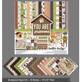 thumbnail image 3 of Inkdotpot Brown Green Dog Theme Collection Double,Sided Scrapbook Paper Kit Cardstock 12"x12" Card Making Paper Pack Of With Sticker Sheet - 16 Pages - Brown & Green, 3 of 4