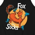thumbnail image 3 of Dr. Seuss - Fox In Socks Jumping - Men's Jersey Tank Top, 3 of 6
