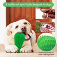 thumbnail image 3 of Juguetes para masticar perros TANGJMXG para masticadores agresivos chirriantes indestructibles verdes, 3 of 4