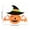 A, variant on Halloween Witch Pumpkin Ghost Headband - Party Classic Pumpkin Ghost Headband Costume Supply Holiday Party Decor