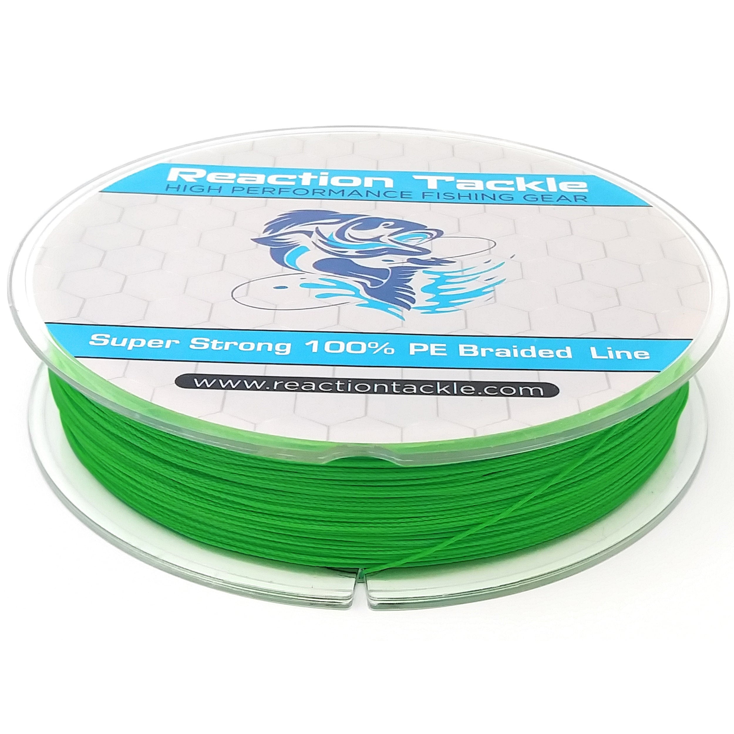 Reaction Tackle 9 Strand - Hi Vis Green 100LB 300yd