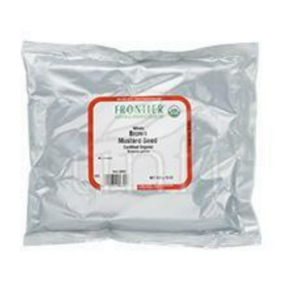Frontier Herb Mustard Seed - Organic - Brown - Whole - Bulk - 1 lb
