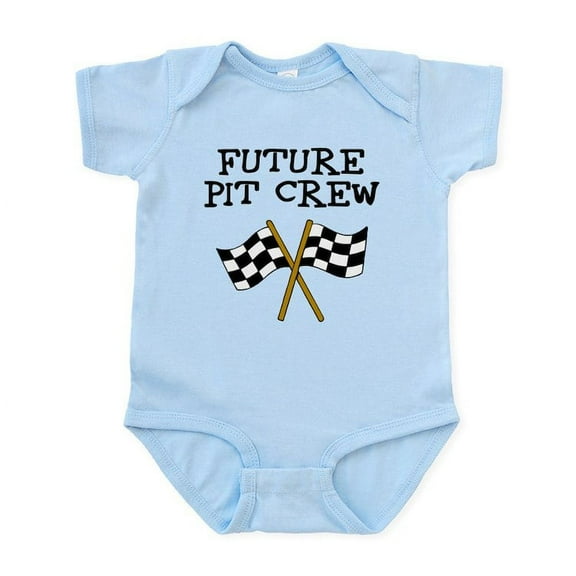 CafePress - Future Pit Crew Infant Bodysuit - Baby Light Bodysuit, Size Newborn - 24 Months