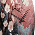 thumbnail image 5 of Designart "Asian Art Eastern gracefulness III" Asian Oversized Wall Clock, 5 of 5