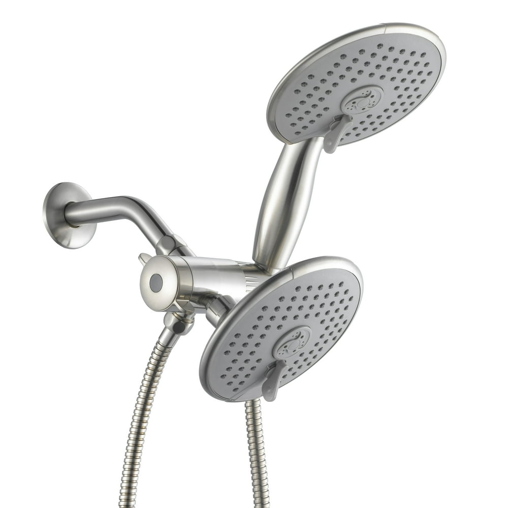 Ana Bath AntiClog HighPressure 6Inch Multi Function Dual Shower Head