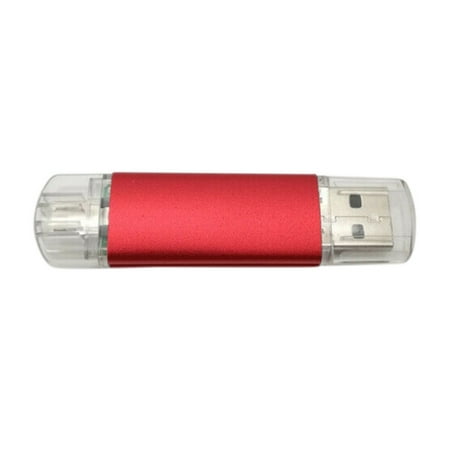 2TB Rotary OTG USB 2.0 Flash Drive Pen Memory Stick Key Thumb Storage USB Adapter Compatible with