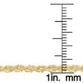 thumbnail image 3 of KoolJewelry 10k Yellow Gold Braided Alternate Ball and Bar Anklet (2.75 mm, 10 inch), 3 of 3