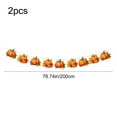 thumbnail image 3 of Taicans 2Pcs Thanksgiving Pumpkin Garland 5ft,Pumpkin Decorations for Home,Party,Thanksgiving Decor,Fall Festival Decorations,Festive Hanging Decor, 3 of 6
